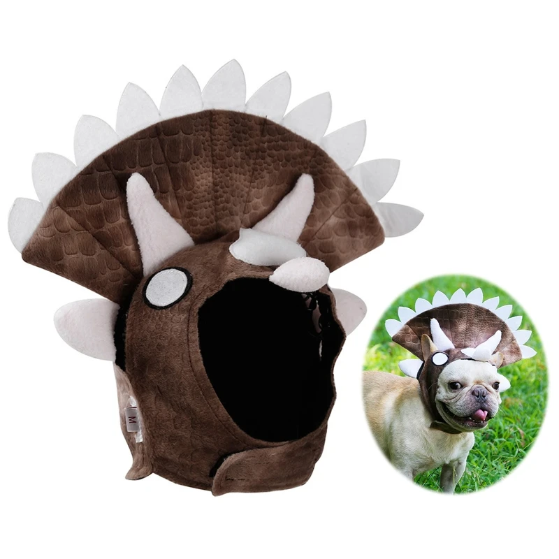 Halloween Huisdier Triceratops Draaide Hoofddeksels Katten Puppy Cosplay Hoofdtooi Kostuums Grappige Vakantie Kleding Voor Night Bloody Halloween Huisdier Triceratops Draaide Hoofddeksels Katten Puppy Cosplay Hoofdtooi Kostuums Grappige Vakantie Kleding Voor Night Bloody