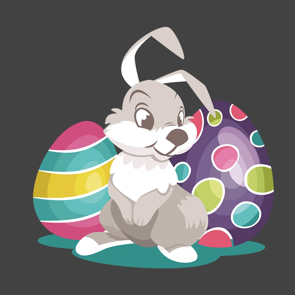 Пасхальные новые съемные и многоразовые наклейки для автомобиля кролик на