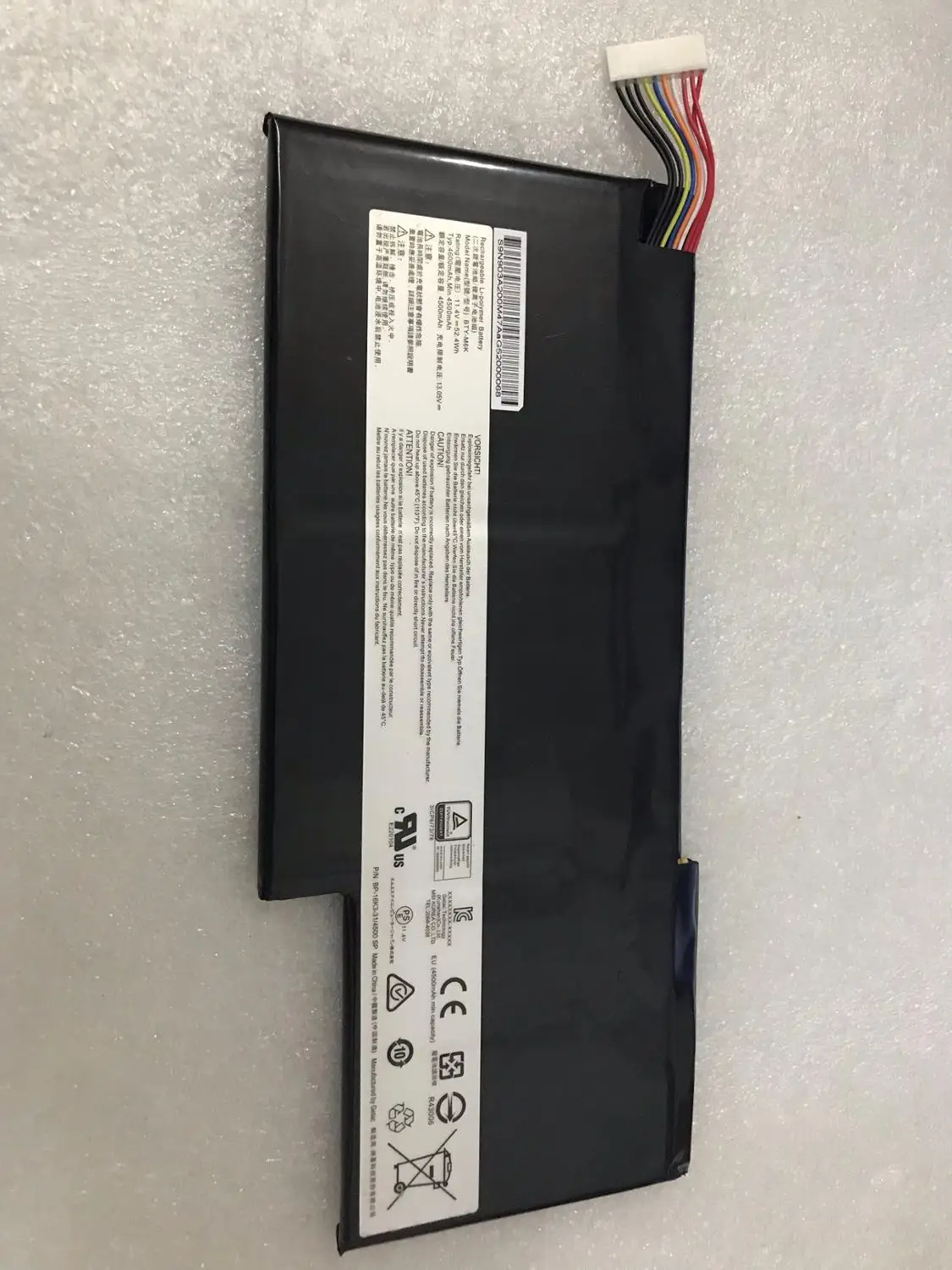 Новый оригинальный аккумулятор для MSI GF63 GF65 GF75 GS63 GS63VR GS73VR MS-17F1 WF65 WF75 | Компьютеры и