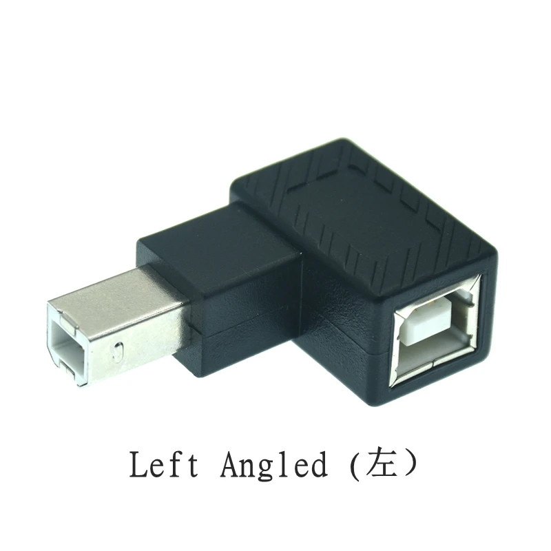 Вверх вниз влево вправо Угловой 90 градусов USB 2 0 B Тип штекер-гнездо удлинитель