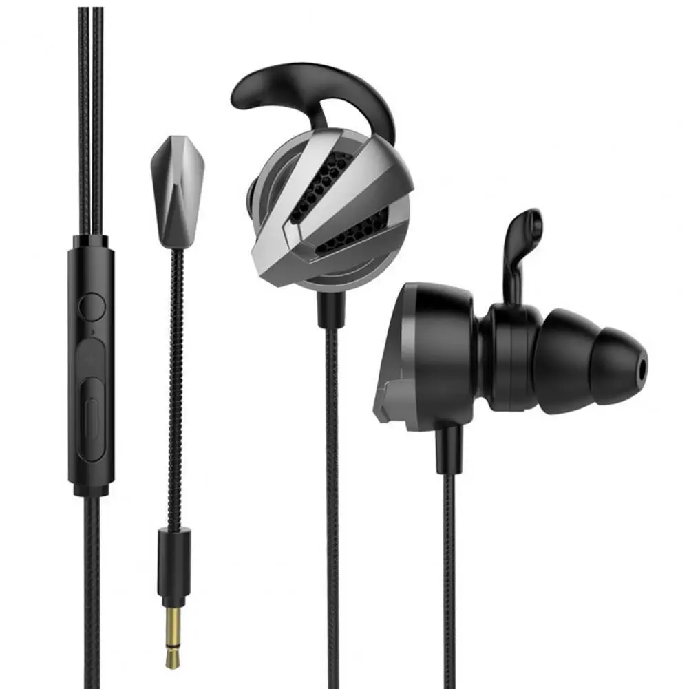 

Universal Wired Heavy Bass Gaming In-ear Earphone with Mic for Phone/Computer Most Phones Tablets MP3 MP4