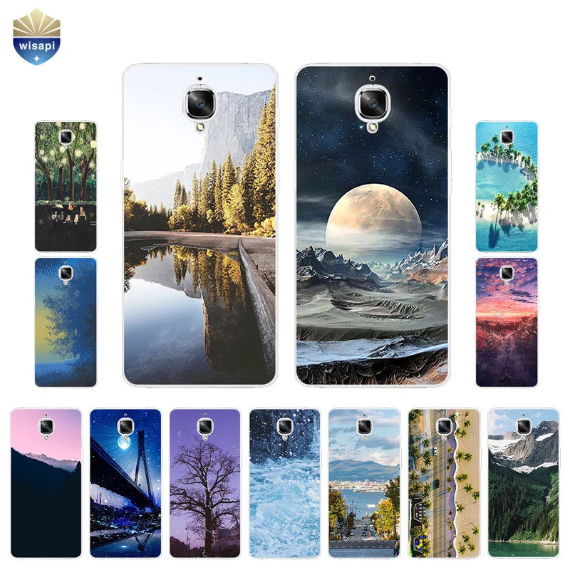 Чехол для телефона OnePlus 3/3t чехол One Plus 5 2 дюймов мягкий из ТПУ с изображением мира |