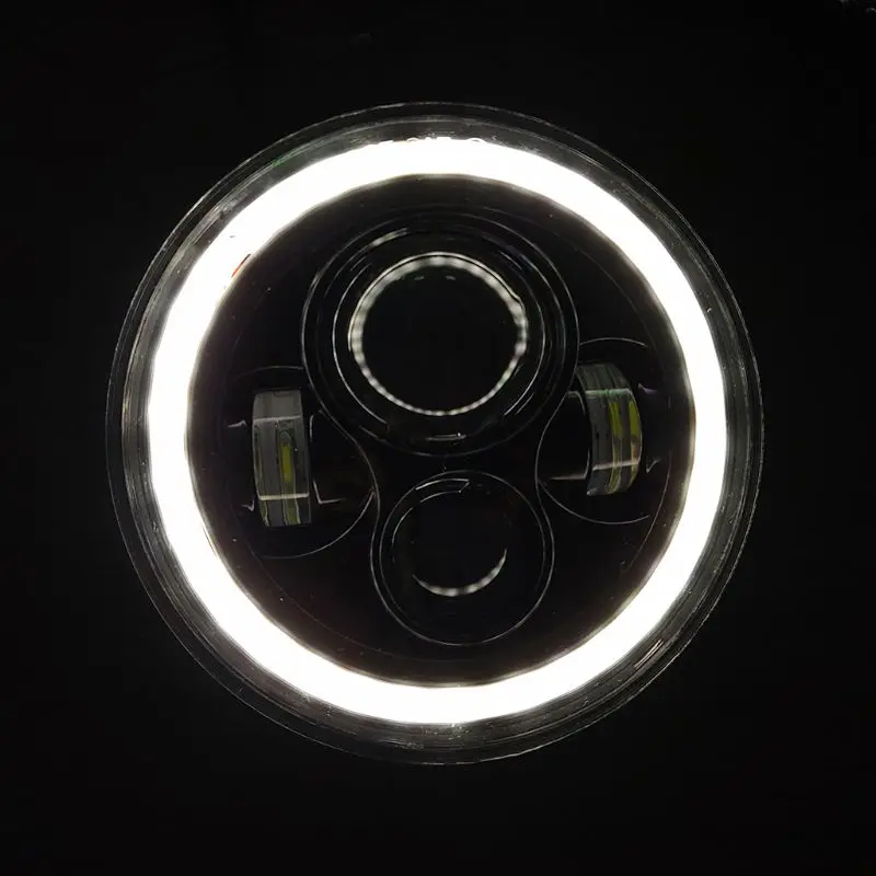 Новинка 1 комплект автомобильные 7 дюймовые СВЕТОДИОДНЫЕ Фары H4 H13 янтарные