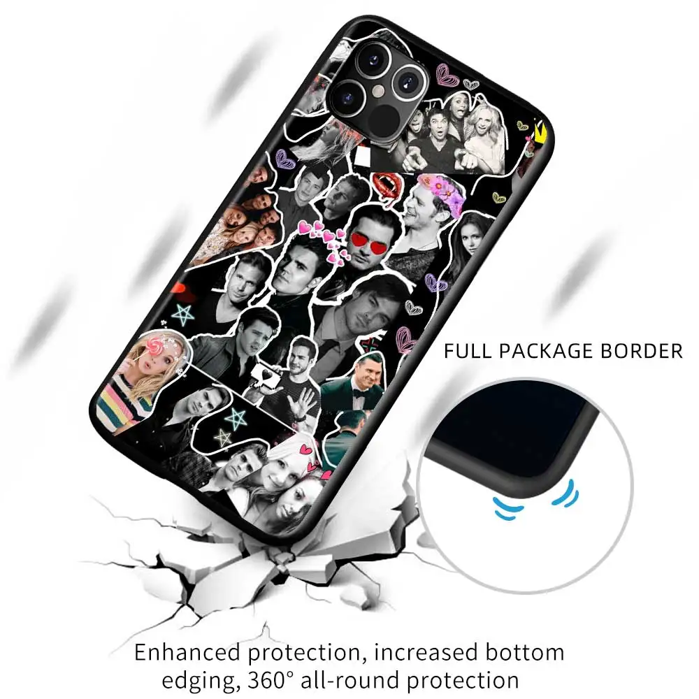 

The Vampire Diaries Soft TPU Phone Case For iPhone 12 Mini 11 Pro X XS Max XR SE 2020 7 8 6 6S Plus Back Shell Cover Coque Funda