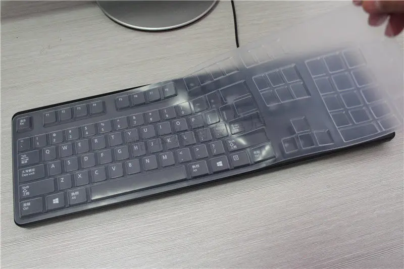 Clear Silicone Keyboard Protector Skin Covers Guard for DELL KB212-B KB4021 SK8120 | Компьютеры и офис