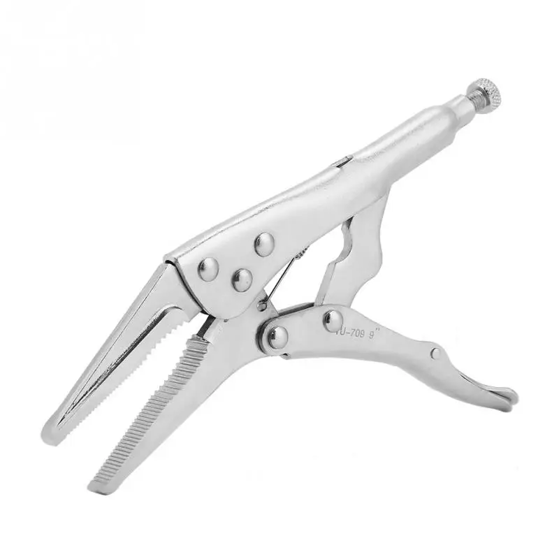 

9inch Nose Locking Adjustable Jaw Clamping Locking Pliers Straight Jaw Lock Vice Grips Pliers Welding Tool