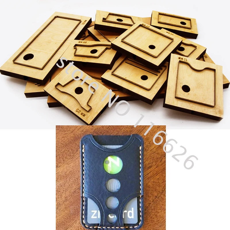 DIY Кожа ремесло детская одежда держатель карты высечки нож формы металлическое