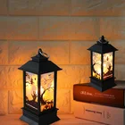 Хэллоуин Светодиодный светящийся светильник дети трюк или лечения ручные фонари висит Фонари Счастливого Хэллоуина вечерние реквизит для дома и сада