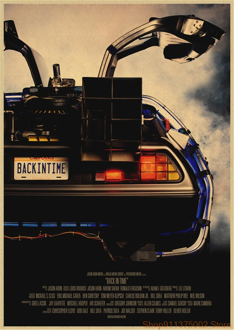 

Ретро постер «Назад в будущее»