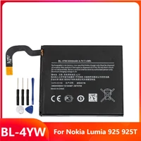 original replacement phone battery bl 4yw for nokia lumia 925 925t bl 4yw genuine rechargable batteries 2000mah with free tools