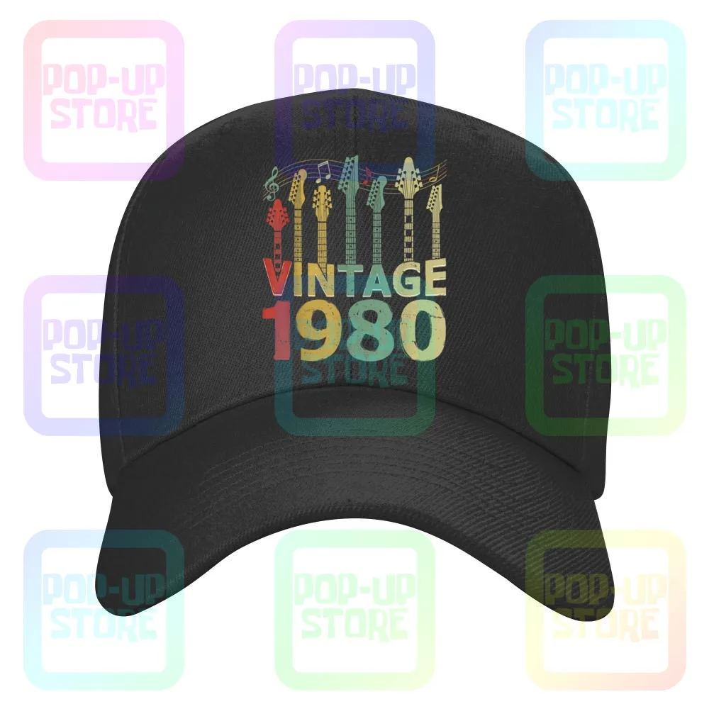 Винтажная бейсбольная кепка для гитары 1980 | Аксессуары одежды
