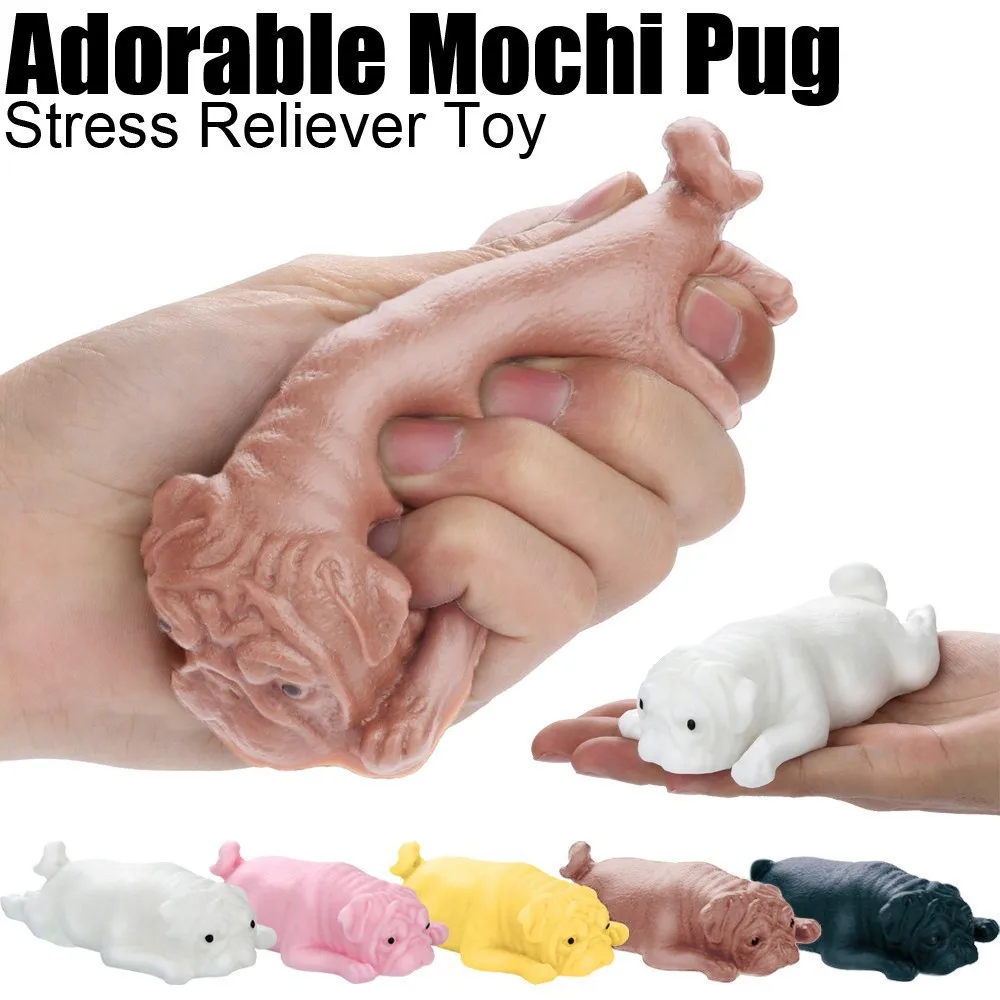 Милые животные сжимаемые Мопсы мопса щенок сжимание забавное Kawaii игрушки для
