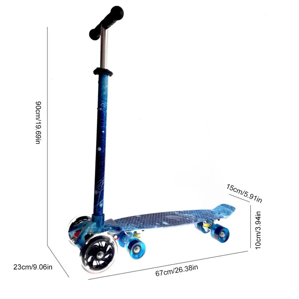 

2-in-1 Skateboard And Scooter Set Complete Skateboard Gift Set Skateboard Starter Kit For Kids Beginners Skateboarders Dropship