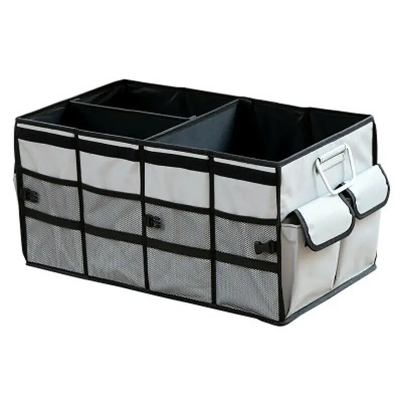 

Large Capacity Multi-Functional Car Organizer, Truck Boot Container, Foldable Storage Box, 66L, 60x35x30cm