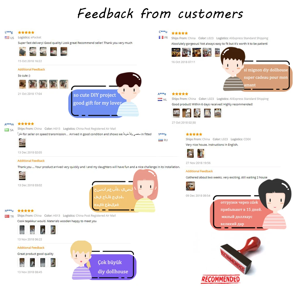 

DIY-KIT Doll House Furniture Miniature Dollhouse DIY Miniature House Room Box Theatre Toys For Children Casa DIY Dollhouse B