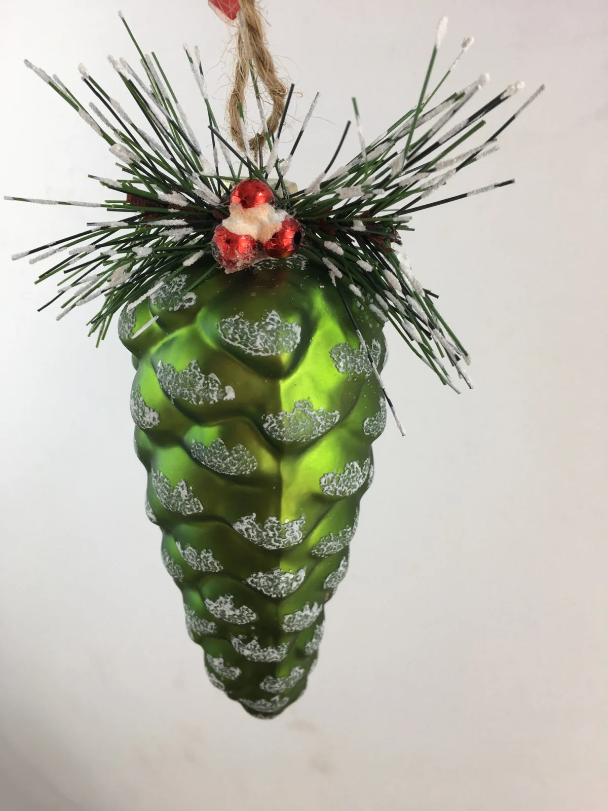 Foreign trade glass hummingbird deer crab ice cream Christmas tree glass animal pendant handmade styling holiday decorations - Цвет: 16