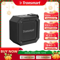 tronsmart groove force mini bluetooth speaker ipx7 waterproof column portable speaker for the computer with 24h playtime