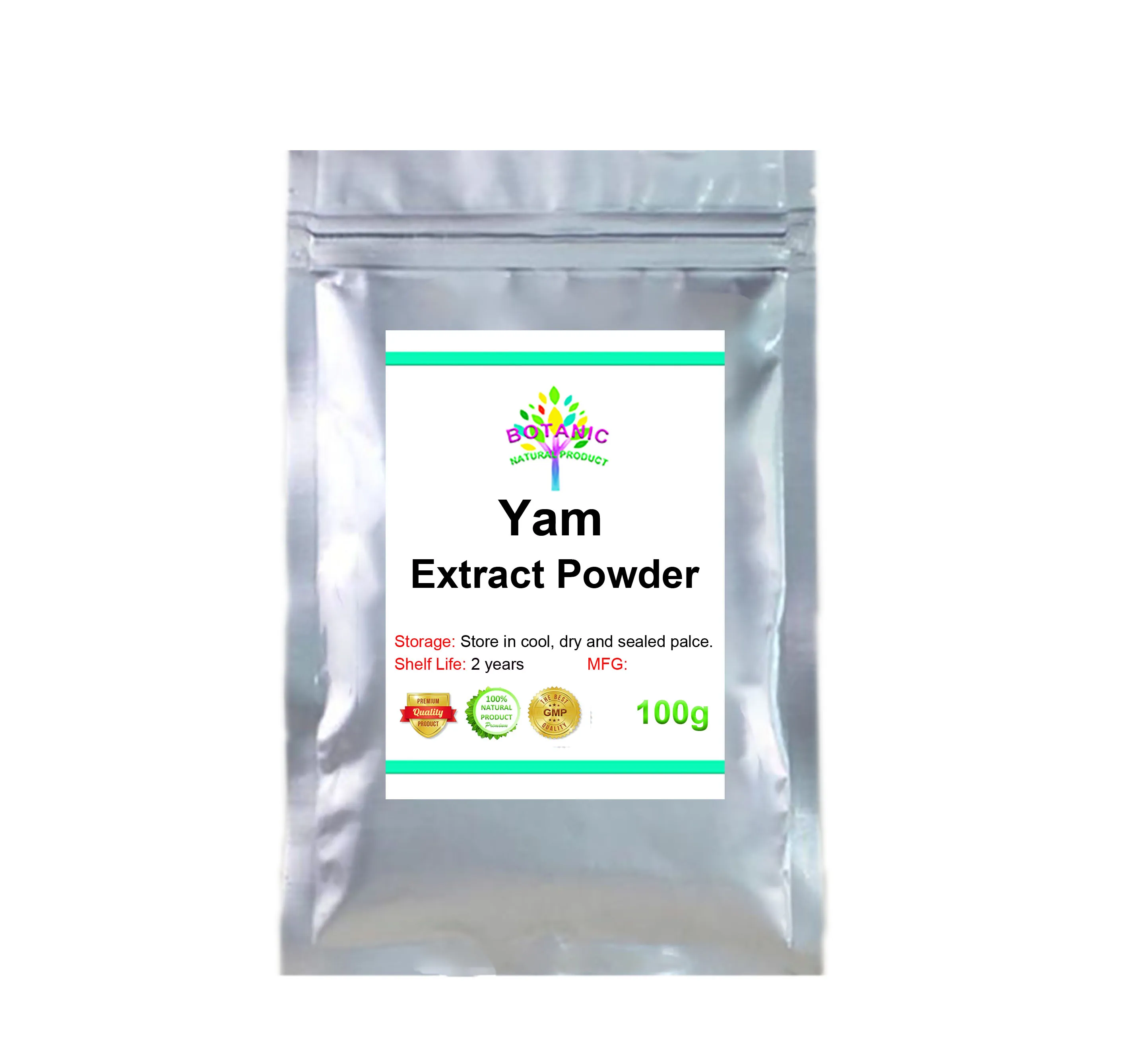 

High quality organic yam extract powder can increase skin lubrication and reduce subcutaneous fat accumulation