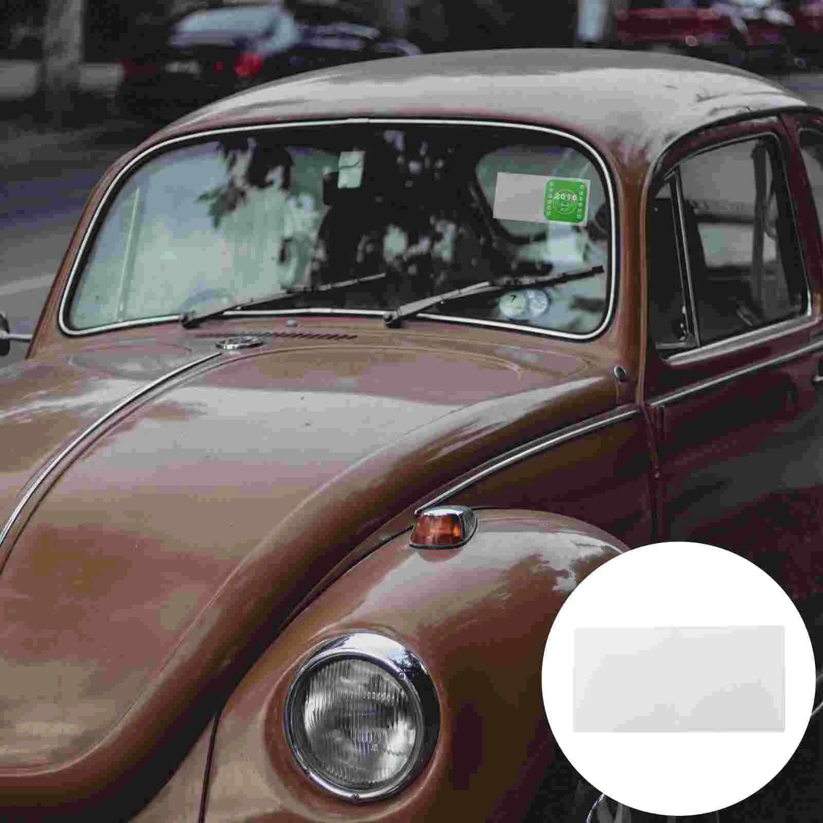 

Карман для билета автомобиля прозрачный, без номера, 10 шт.