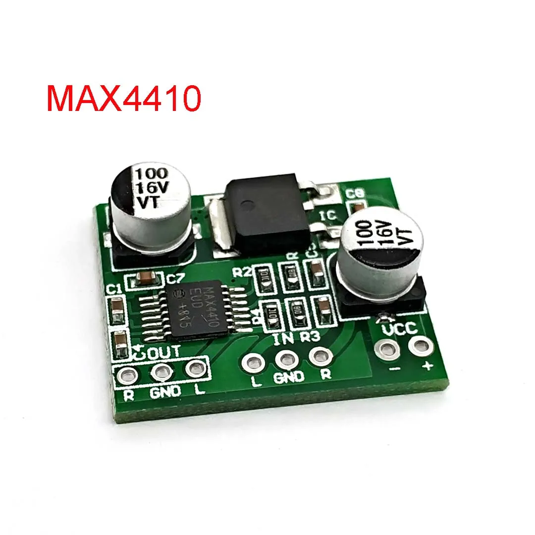 MAX4410 MAX4410 HIFI усилитель для наушников аудио плата аудио предусилитель плата AMP DC3-12V - Цвет: MAX4410