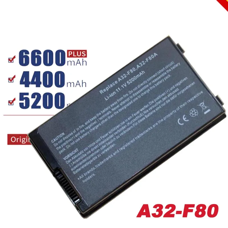 Аккумулятор для ноутбука ASUS F8 F80 F80H F80A F80S F80Q F80L F80M F81 F81SE X82SE F83 F50S X61 X61W X61S X61GX X61SL X61Z