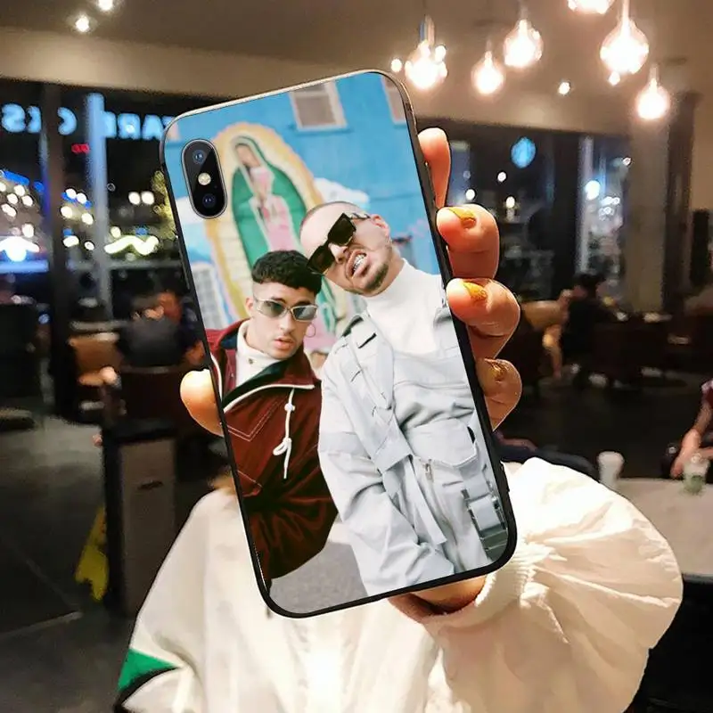 

BAD BUNNY REQUESTED singer painting Phone Case for iPhone 11 12 pro XS MAX 8 7 6 6S Plus X 5S SE 2020 XR