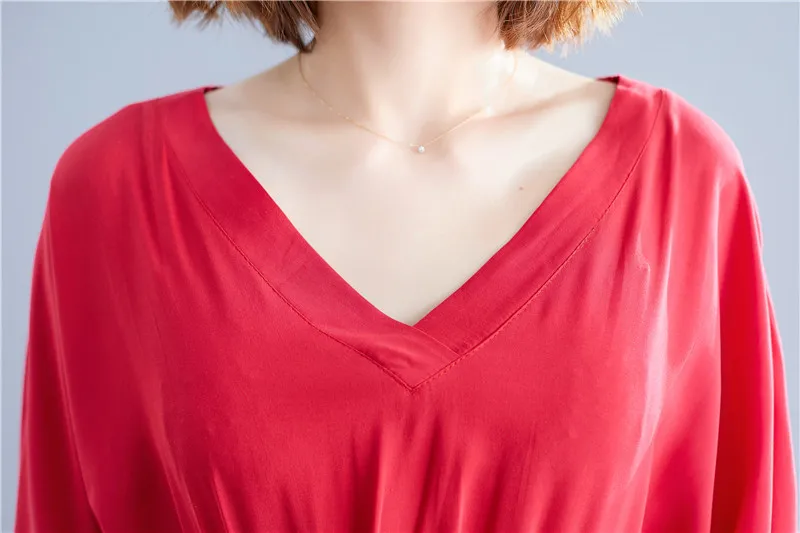 

2021 Women's Office Lady Summer Dress Loose A-line Robe Oversized Strappy Dresses Vestidos 4XL