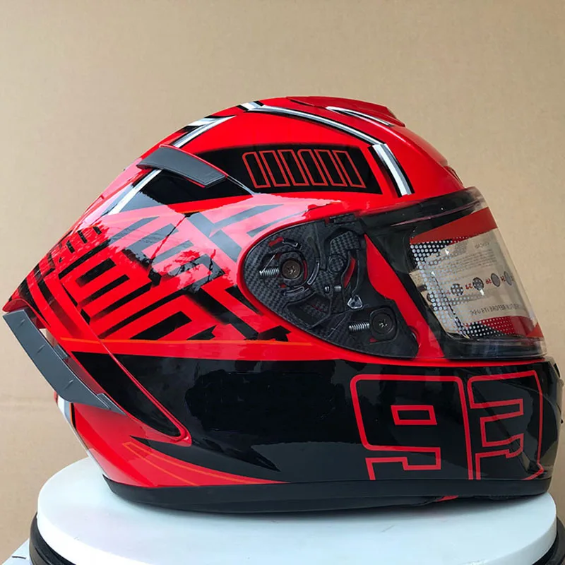 X14 Red Gold Visor Full Face Helmet Motorcycle Mirror PC Material Transparent | Автомобили и мотоциклы