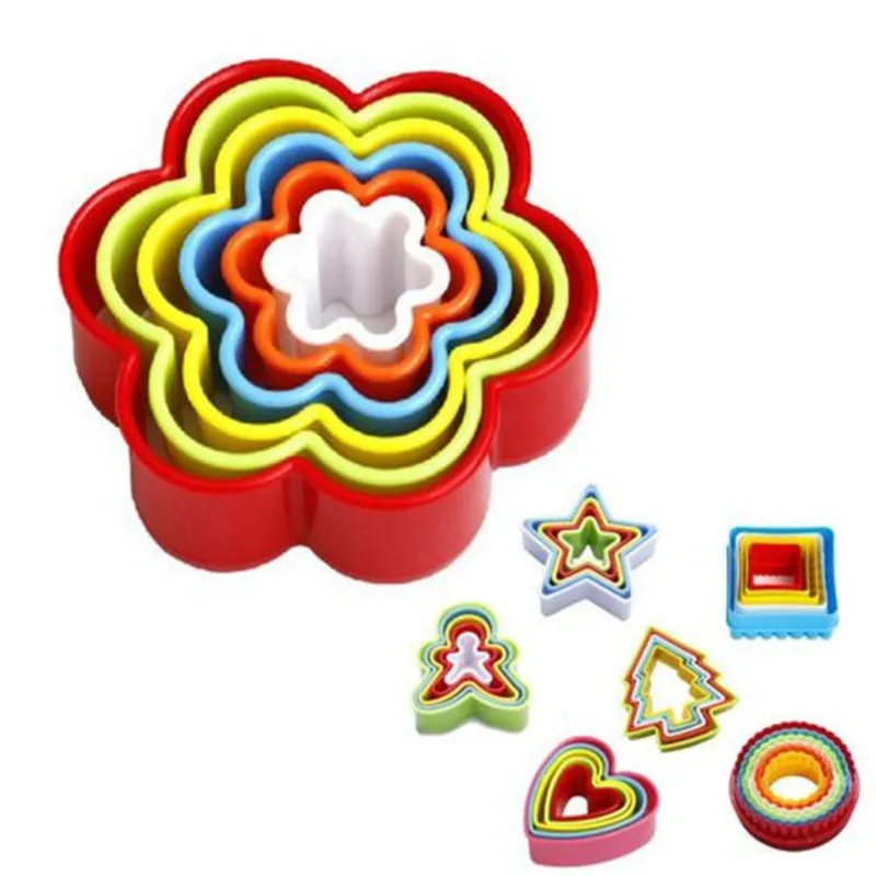 5 шт./компл. форма для печенья помадки тортов сделай сам Звезда Рождественское