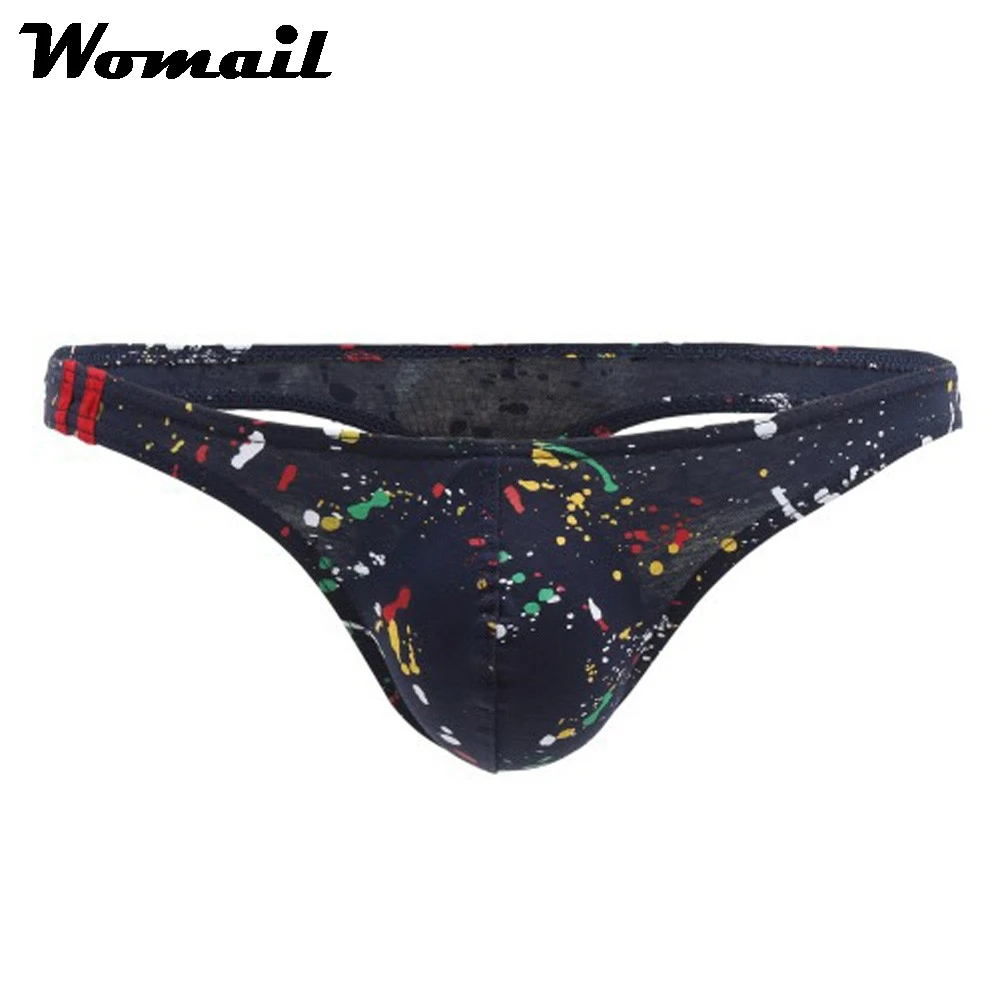 Женские Мужские плавки сексуальное нижнее белье для геев ультратонкие ледяные