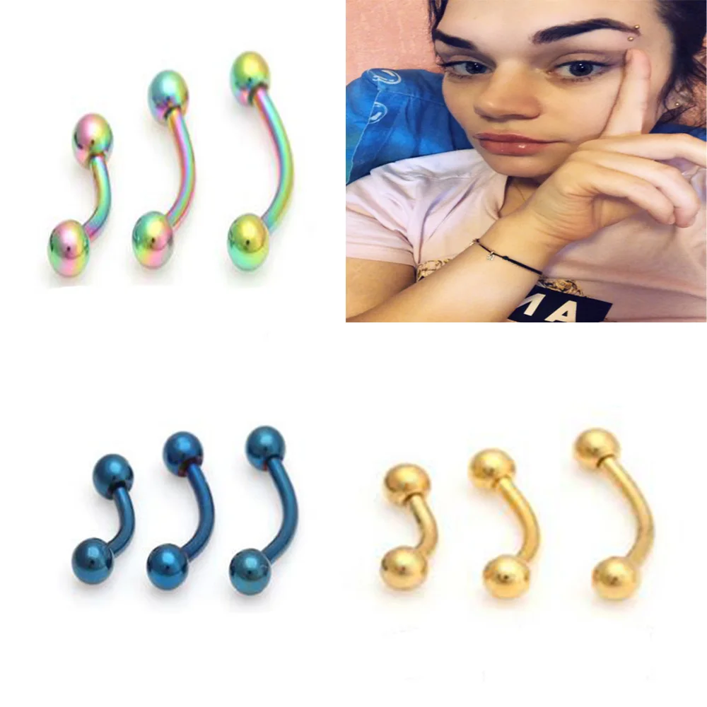 Серьги-Кольцо из нержавеющей стали для пирсинга носа пупка губ бровей | Украшения