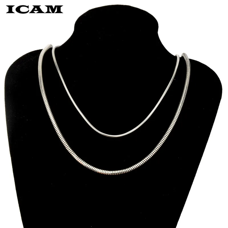 ICAM Новая мода 16 дюймов-24 дюймов цепи ожерелье s Горячие мужские женские продают