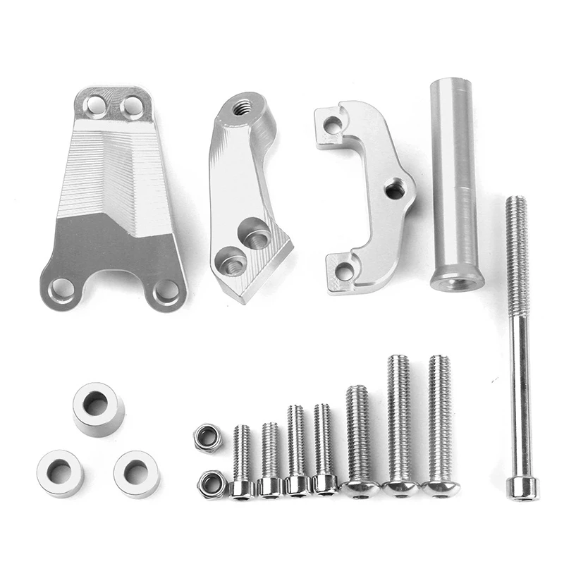 Монтажный комплект рулевого демпфера из алюминиевого сплава с ЧПУ для Kawasaki ER6N