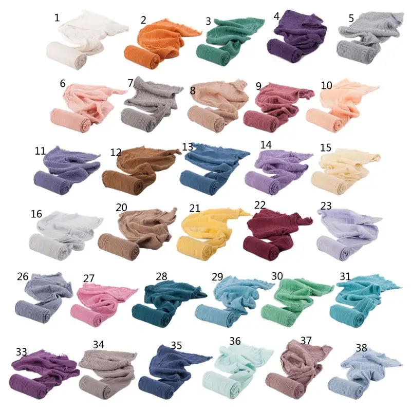 

Newborn Photography Props Accessories Baby Photography Wrap Cloth 40X180cm Stretch Wraps Baby Photo Prop Infant Swaddling