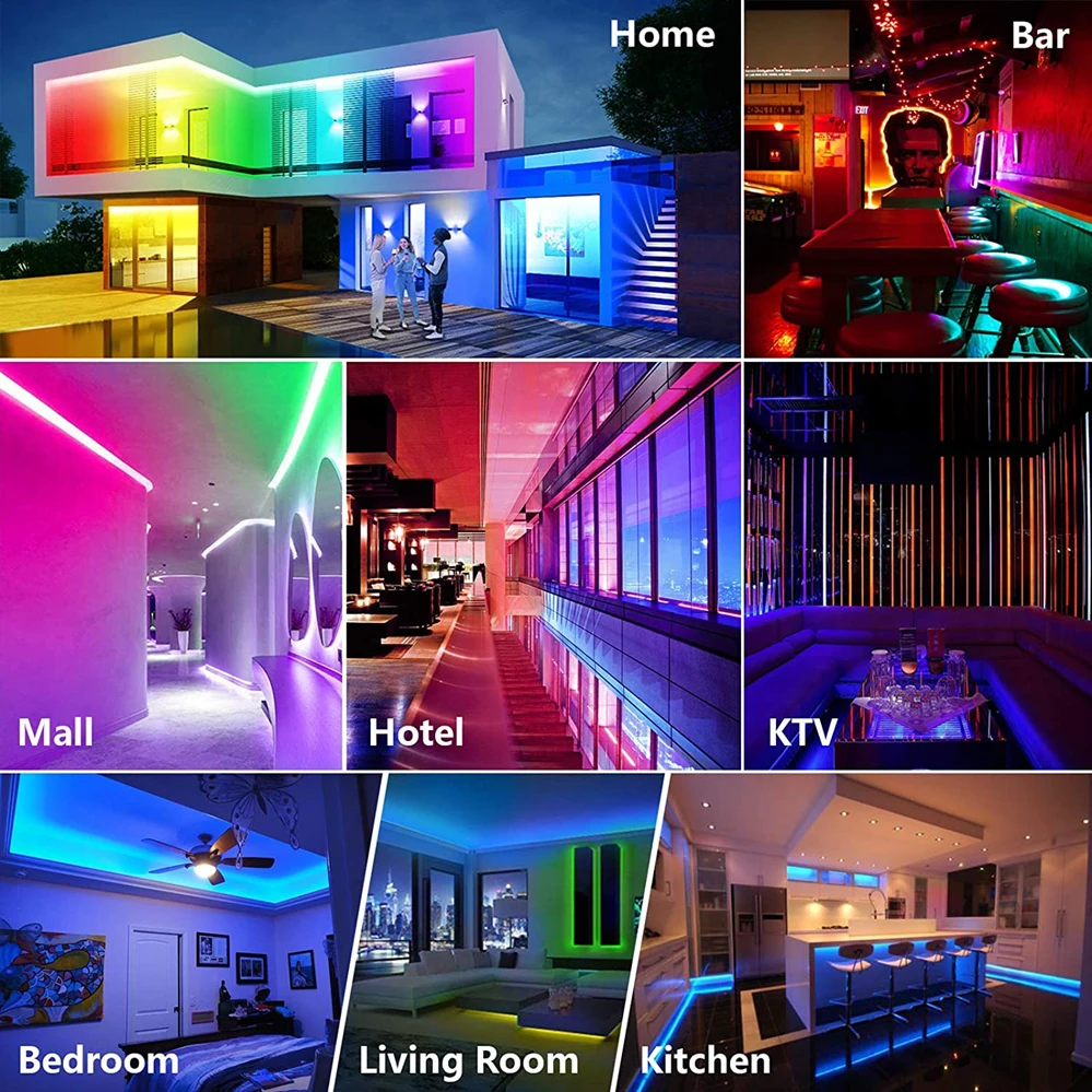 Светодиодная лента 5 м 10 RGB светильник В USB 5050 с пультом дистанционного управления