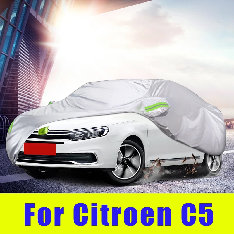 Waterproof full car covers Outdoor Sunshade Dustproof Snow For Citroen C5 Aircross 2009-2019 Sedan Accessories
