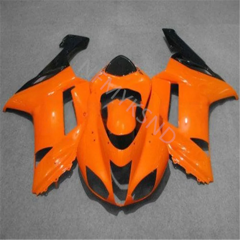 

Оранжевый черный полный комплект обтекателей для ninja ZX6R ZX-6R 636 07 08 ZX 6R 07-08 ZX-6 2007 2008 обтекатель для мотоцикла