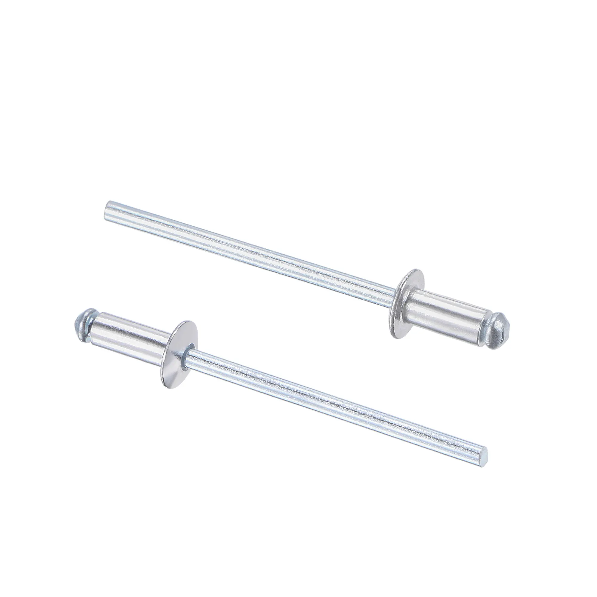 

Uxcell Blind Rivets , Aluminum Pull Rivets Core Decoration Rivets 3.2mm Diameter 7mm Grip Length Silver Tone , 60pcs