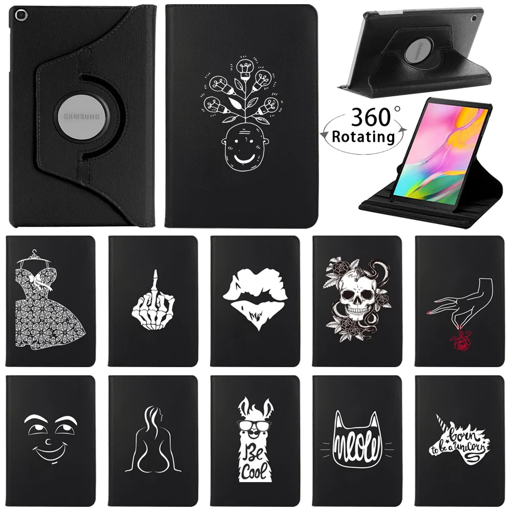 

360 Rotation case Tablet Case for Samsung Galaxy Tab A 10.1" 2019 T510 T515 cover For Galaxy Tab S6 Lite 10.4 Protective Shell