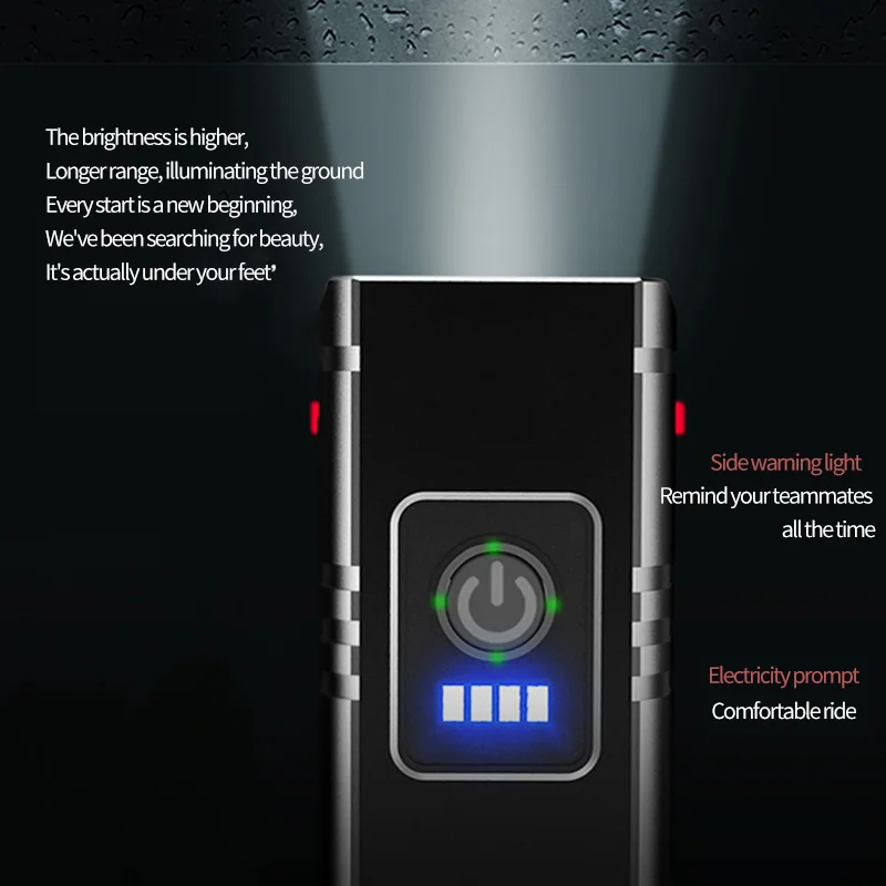 

T6 Bike Light Rainproof USB Rechargeable LED 1200mAh MTB Front Lamp Headlight Aluminum Ultralight Flashlight Bicycle Light IPX6