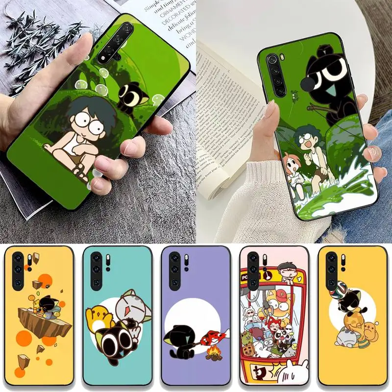 

Luo Xiaohei Anime Phone Case For Huawei Nova 2 I Plus 3 I E 4 E 5 I Pro 6 SE 6 5G Cove Fundas Case