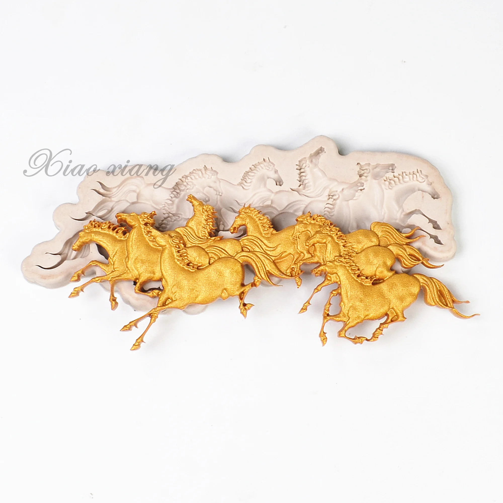 Бегущая в форме лошади помадка искусственное печенье конфеты шоколад форма | Дом