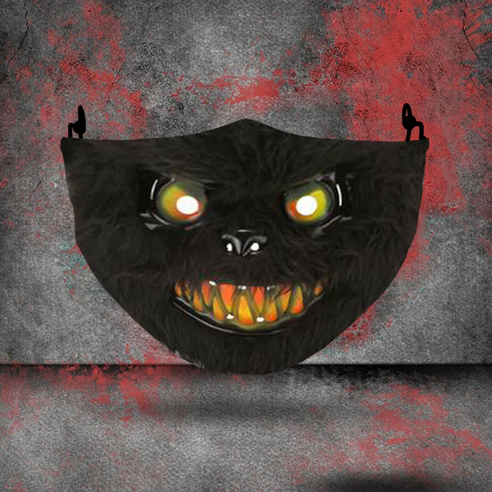 Забавные Джокер маски 3D Модный с принтом череп для взрослых Чехлы рот косплей на
