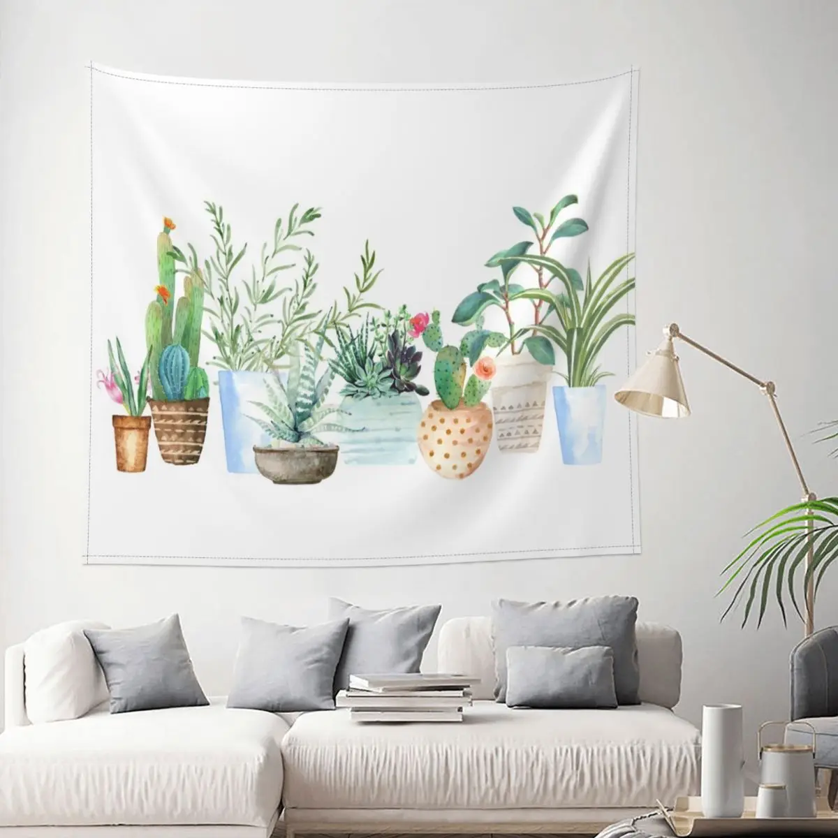 

Tapestry Plants Flower Floral Nature Art Decor Wall Room Home Decoration Hanging Living room Kawaii Pattern Style