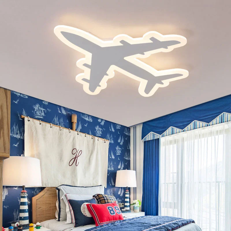 Светодиодный акриловый потолочный светильник сделай сам в виде самолета