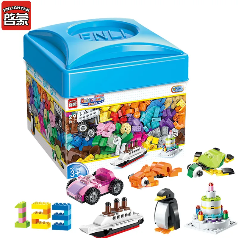 

460pcs City Building Blocks Enlighten Friends 2901 Creative Classic Juguete Gift Plastic Bricks DIY Toys For Children Boys Girls