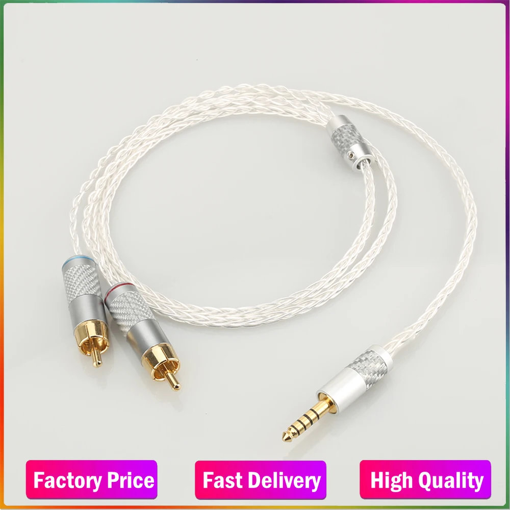 

Audiocrast HIFI 4.4mm to 2 RCA Audio Cable For Sony WM1A/1Z PHA-1A/2A Z1R 4.4mm Upgrade Cable