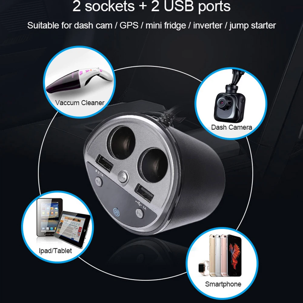 VR робот Bluetooth FM трансимтер модулятор Handsfree автомобильный комплект с подстаканником двойной прикуриватель Разветвитель USB зарядное устройство
