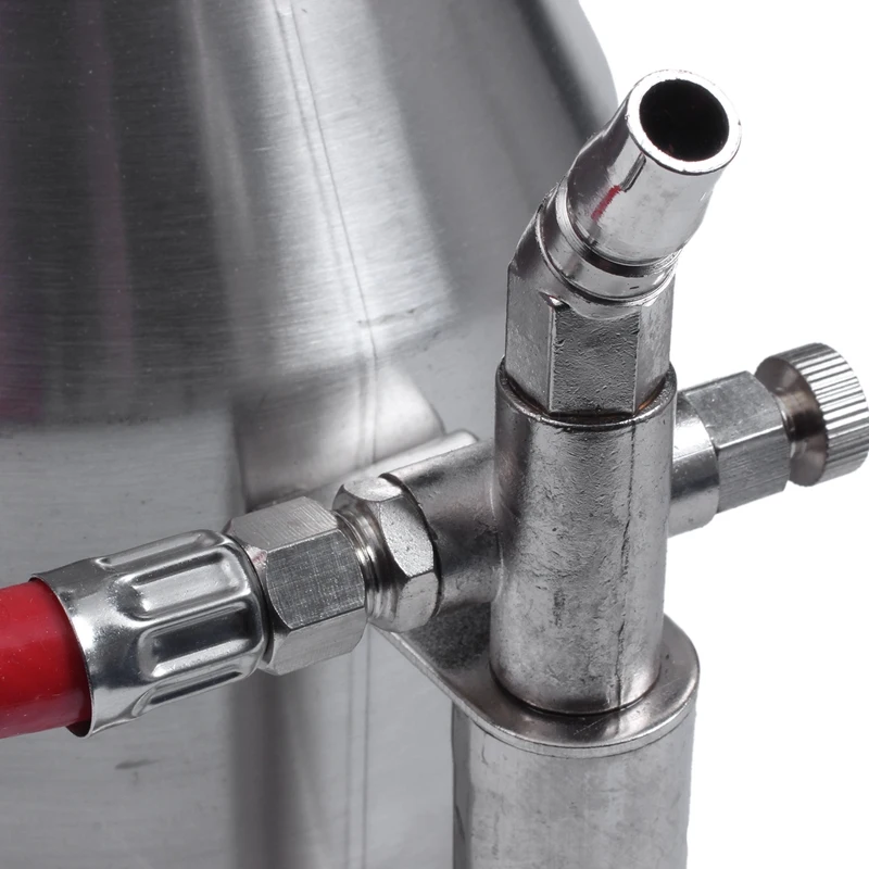 

3500Ml Air Hopper Spray Tool Paint Texture Tool Drywall Painting Sprayer With 6 Nozzles Air Stucco Sprayer, Plaster Hopper Tool