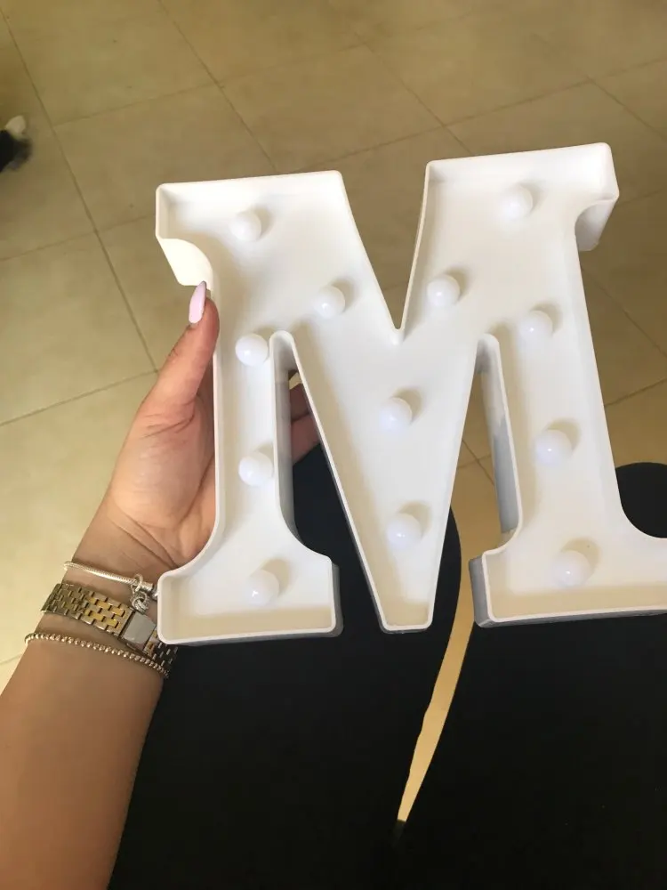 

Nordic Style Home Decor Luminous LED Letter Night Light Without Battery Scandinavia Decor For Wedding Party Decoration Kids Room